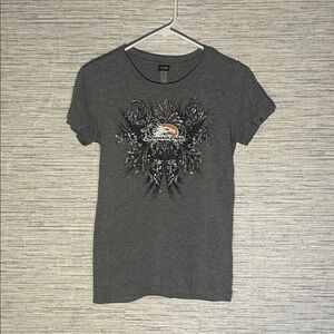 Harley-Davidson Charcoal Graphic Tee – Women’s Medium (202)